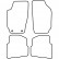 Bilmattor för Skoda Fabia 1999-2007 4 delar, miniatyr 5