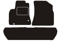 Bilmattor fram lämpliga för Citroën Berlingo 5 personer 2008 - 2018