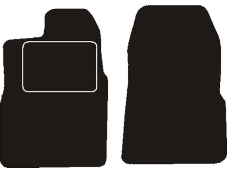 Bilmattor fram lämpliga för Ford Transit Custom 2012 -