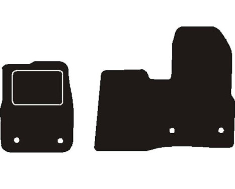 Bilmattor fram lämpliga för Ford Transit Custom 2016 - 2019