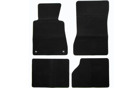 Bilmattor i velour passar Mercedes-Benz W123 1976-1986