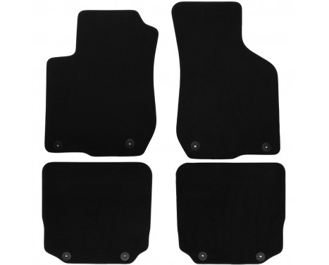 Bilmattor i velour passar till Audi A3 1996-2003, 4 delar