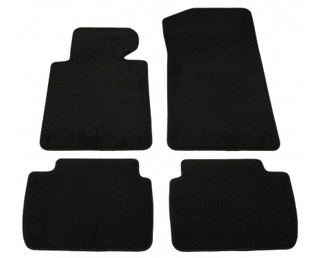 Bilmattor i velour passar till BMW 3-serie E46 1998-2004 4-d