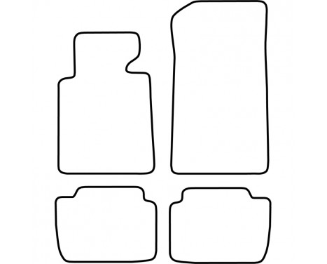 Bilmattor i velour passar till BMW 3-serie E46 1998-2004 4-d, bild 4