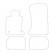 Bilmattor i velour passar till BMW 5-serie F10 X-Drive 2011-, miniatyr 2