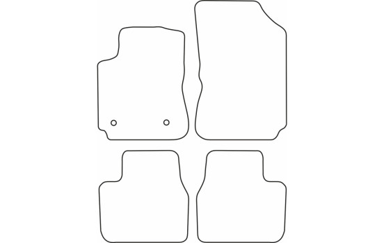 Bilmattor i velour passar till Citroën C4 Cactus, bild 6