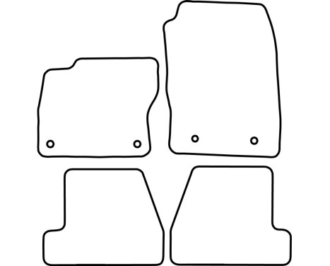 Bilmattor i velour passar till Ford Focus III F, bild 6