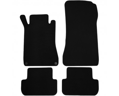 Bilmattor i velour passar till Mercedes-Benz CLK W209 2002-2