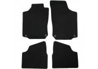Bilmattor i velour passar till Opel Corsa C 2001-2005 4-delad
