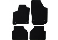 Bilmattor i velour passar till Opel Meriva A 2004-2010, 4 delar