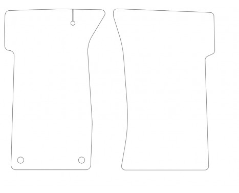 Bilmattor i velour passar till Triumph Dollomite 2-delat, bild 2