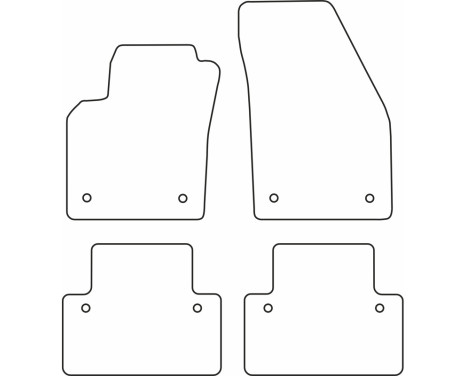Bilmattor i velour passar till Volvo S40/V50 20, bild 6