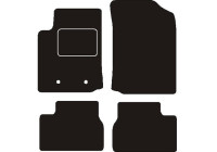 Bilmattor lämplig för Citroen C3 2002-2009 4-delad