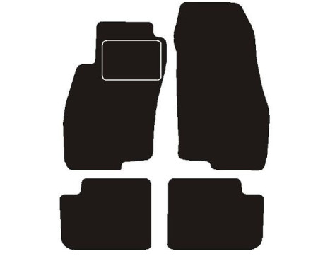 Bilmattor lämplig för Fiat Grande Punto Dualogic 2008 -