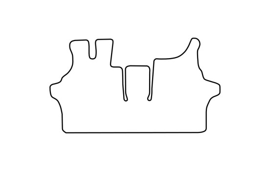 Bilmattor lämplig för Mercedes Vito CDi 1999-2004 (endast för), bild 2