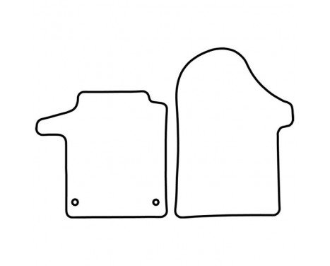Bilmattor lämplig för Mercedes Vito W640 2014- (endast för), bild 2