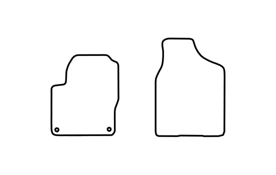 Bilmattor lämplig för Volkswagen Sharan 1995-2006 (endast för), bild 2