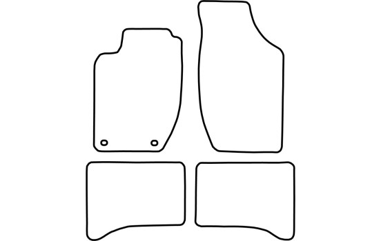 Bilmattor lämpliga för Alfa Romeo 164 1988-1993, bild 2