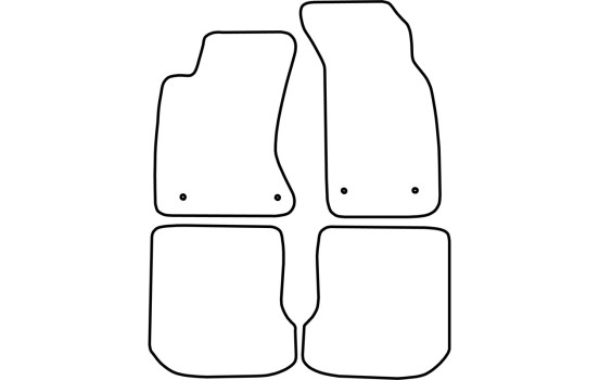 Bilmattor lämpliga för Audi A4 1995-1999, bild 2