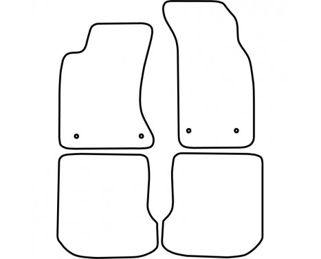 Bilmattor lämpliga för Audi A4 1999-2001, bild 2
