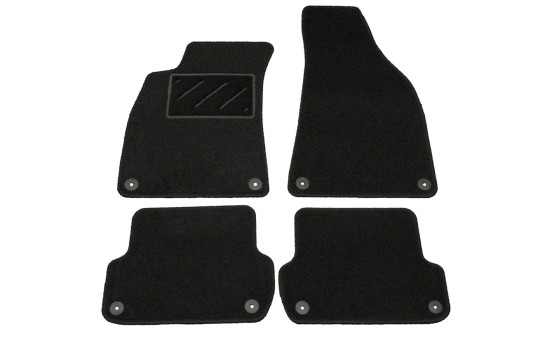Bilmattor lämpliga för Audi A4 2005-2008 4-delade