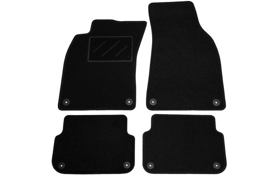 Bilmattor lämpliga för Audi A6 2004-2007 4-delade