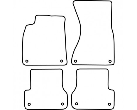 Bilmattor lämpliga för Audi A7 2010-, bild 2