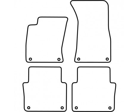 Bilmattor lämpliga för Audi A8 2002-2010, bild 2