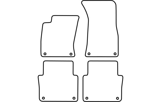 Bilmattor lämpliga för Audi A8 2002-2010, bild 2