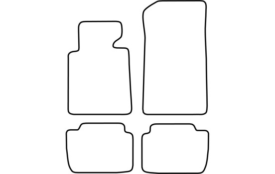 Bilmattor lämpliga för BMW 3-serie (E46) 1998-2002 (velour), bild 6