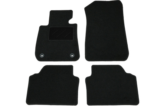 Bilmattor lämpliga för BMW 3-serie E90/91 2004-2011 4-delade