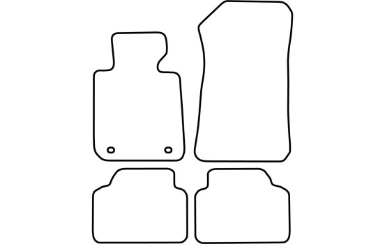 Bilmattor lämpliga för BMW 3-serien (E90-E91) 2005-2012, bild 2