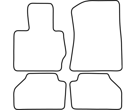 Bilmattor lämpliga för BMW X3 (F25) 2010-, bild 2