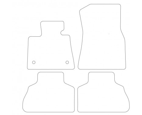 Bilmattor lämpliga för BMW X5 G05 2019- 4-delade, bild 2