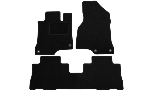 Bilmattor lämpliga för Chevrolet Captiva 2006- 3-delade