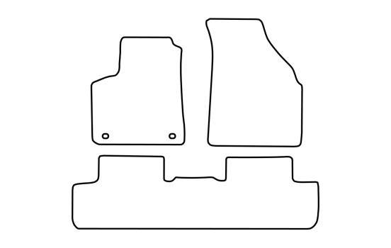 Bilmattor lämpliga för Chevrolet Tacuma 2004-2009, bild 2