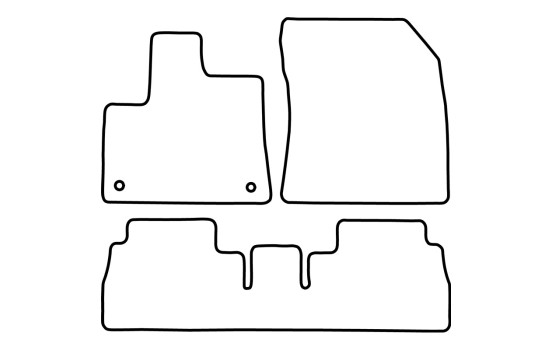 Bilmattor lämpliga för Citroën Berlingo Multispace, bild 2