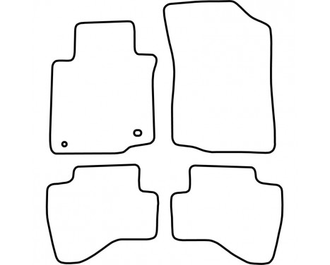Bilmattor lämpliga för Citroën C1 2005-2010, bild 2
