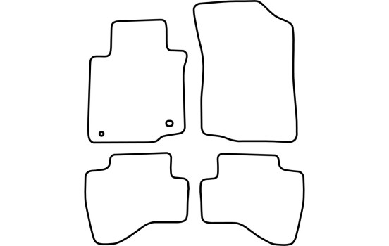 Bilmattor lämpliga för Citroën C1 2005-2010, bild 2