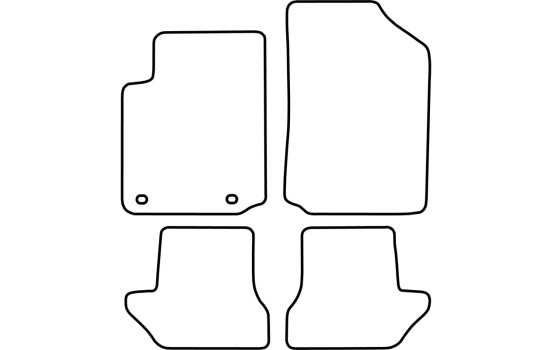 Bilmattor lämpliga för Citroën C3 Puriel från 2005, bild 2