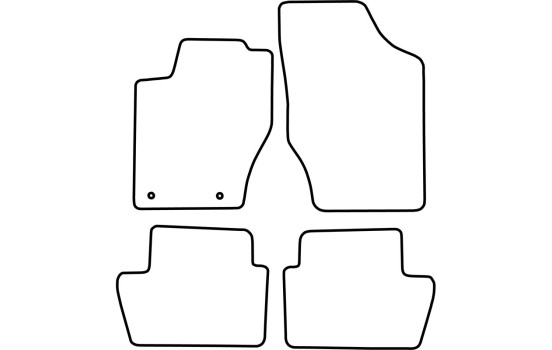 Bilmattor lämpliga för Citroën C4 2004-2010, bild 2