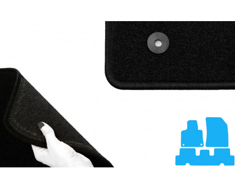 Bilmattor lämpliga för Citroën C4 Picasso 2013- 3-delade, bild 2