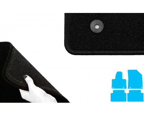 Bilmattor lämpliga för Citroën C5 2008-2017 lång modell - 4:a, bild 5