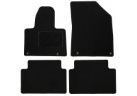 Bilmattor lämpliga för Citroën C5 2008- 4-delade