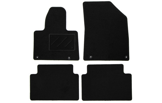 Bilmattor lämpliga för Citroën C5 2008- 4-delade