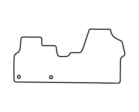 Bilmattor lämpliga för Citroën Jumpy/Peugeot Expert/Toyota Proace 2016 (Velour), bild 3