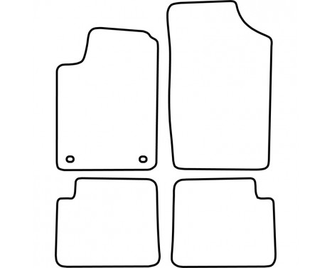 Bilmattor lämpliga för Citroën Xsara 1997-2004, bild 2