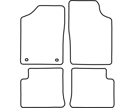 Bilmattor lämpliga för Citroën ZX 1992-1998, bild 2