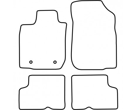 Bilmattor lämpliga för Dacia Duster 2010-2014, bild 2