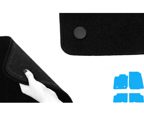 Bilmattor lämpliga för Dacia Logan MCV 2006-2013 4-delade, bild 4